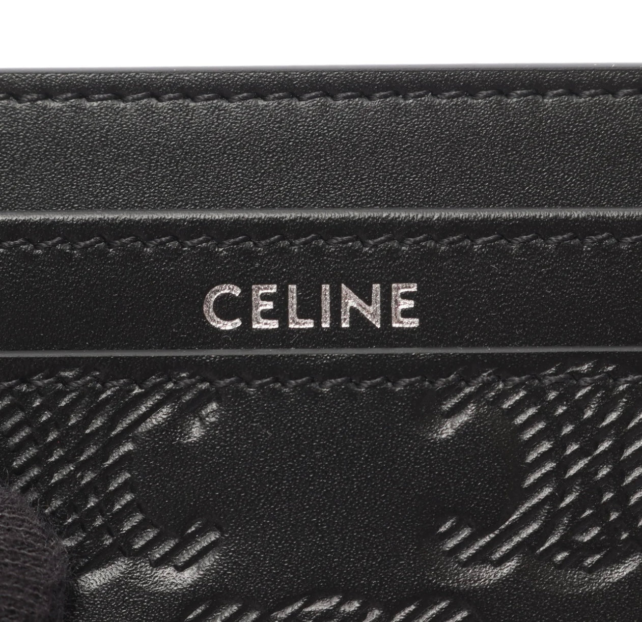 Celine Triomphe Embossed Card Holder