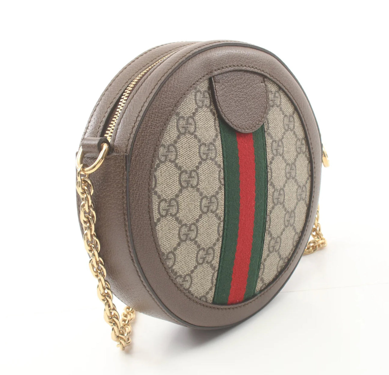 Gucci Round Ophidia Mini Sherry Line GG Supreme