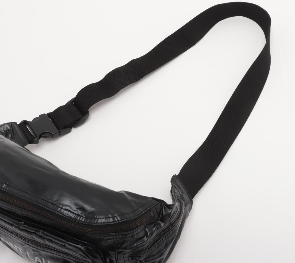 Saint Laurent Nylon Logo Nuxx Body Belt Bag Black
