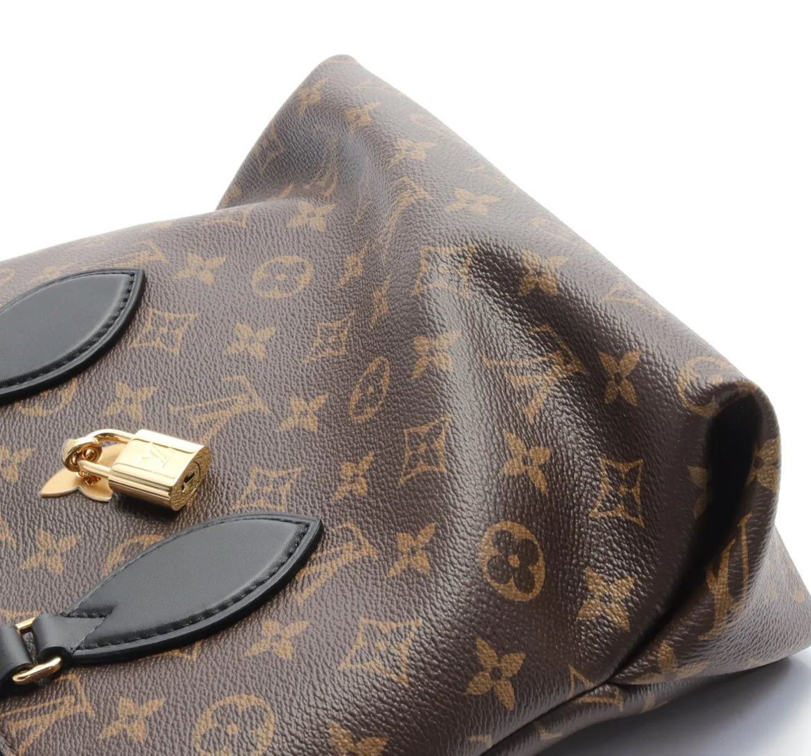 Louis Vuitton Flower Zipped Tote PM Monogram Noir