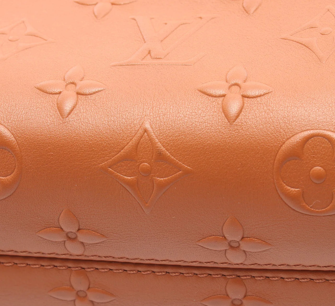 Louis Vuitton Side Trunk Handbag Monogram Leather PM