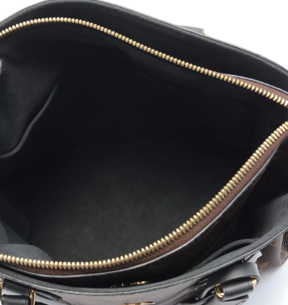Louis Vuitton Flower Zipped Tote PM Monogram Noir