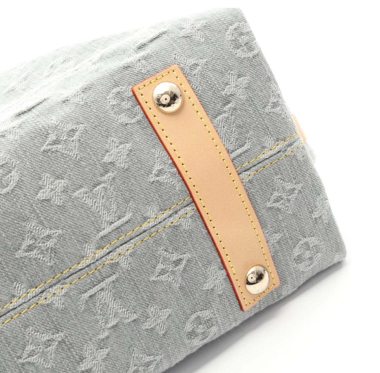 Louis Vuitton Monogram Denim CarryAll MM Washed Gray