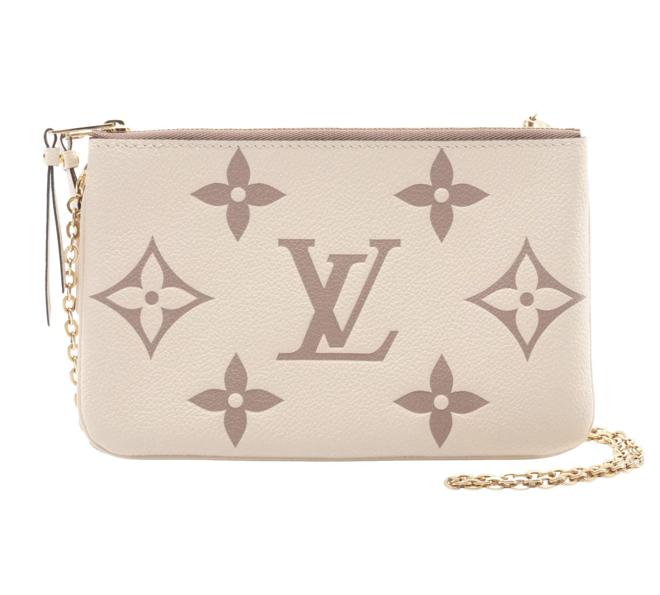 Louis Vuitton Monogram Giant Empreinte Double Zip Pochette