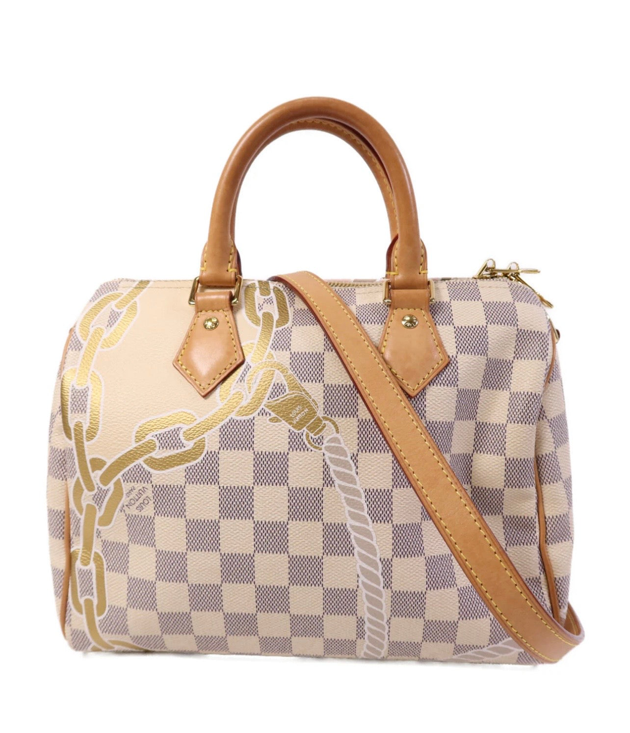 Louis Vuitton Damier Azur Nautical Speedy Bandouliere 25
