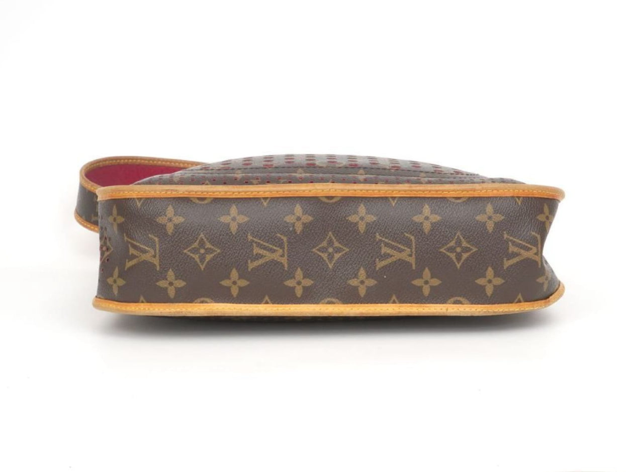Louis Vuitton Limited Edition Fuchsia Monogram Perforated Musette