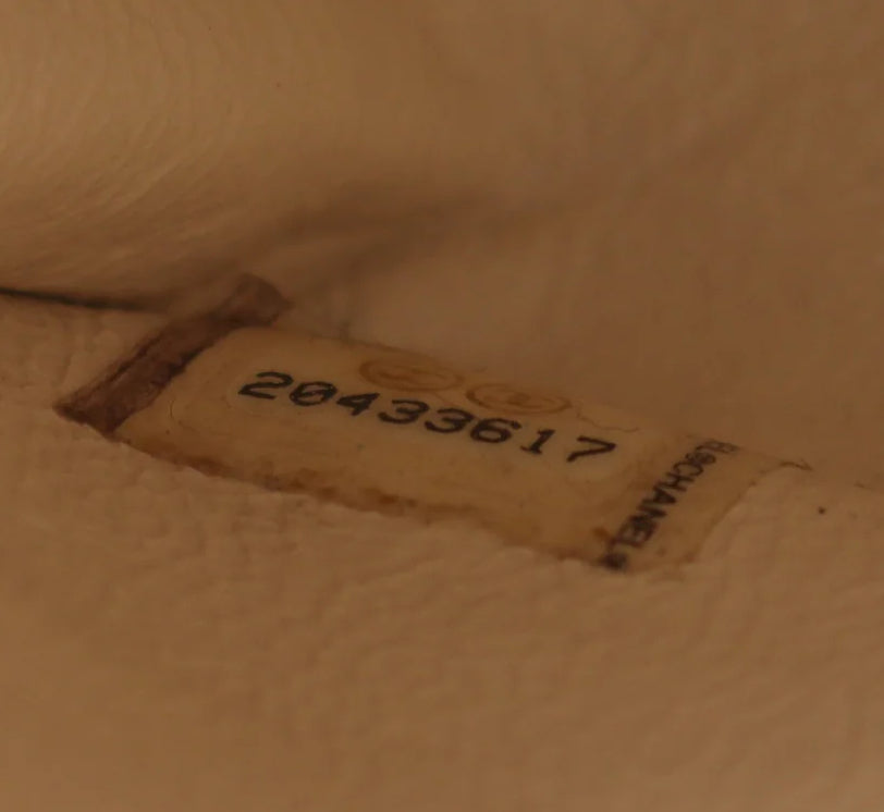 Chanel Classic Double Flap Pearlescent Ivory Caviar