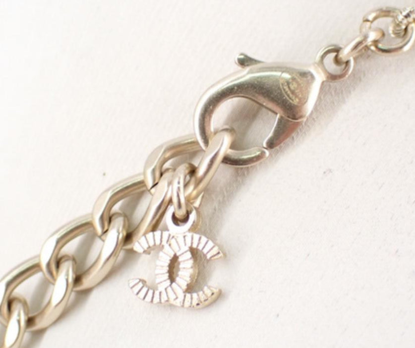 Chanel Iconic Faux Pearl/Crystal Necklace