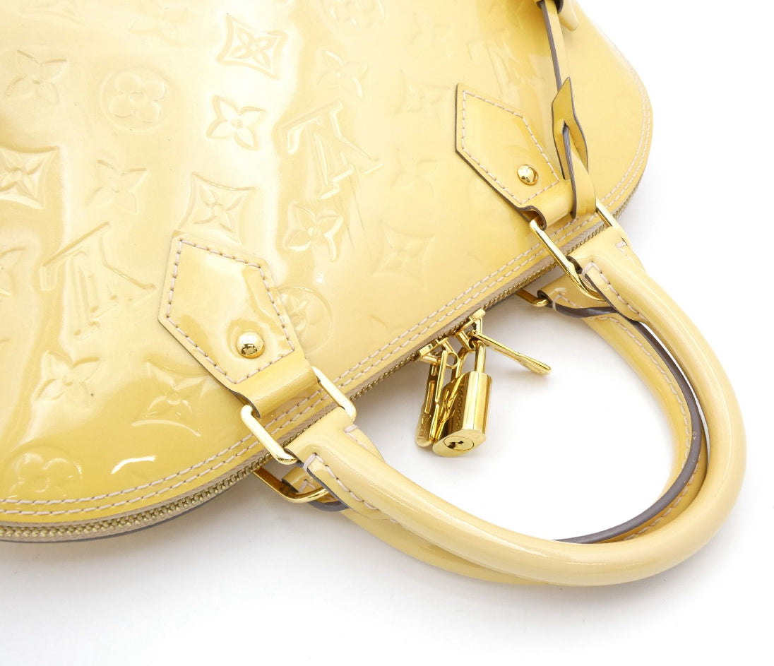 Louis Vuitton Alma PM Yellow Vernis