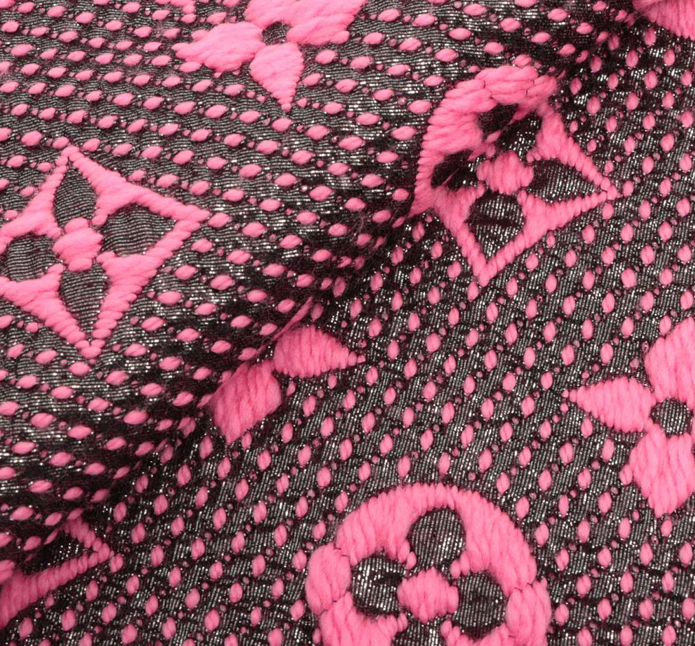 Louis Vuitton LogoMania Scarf Hot Pink