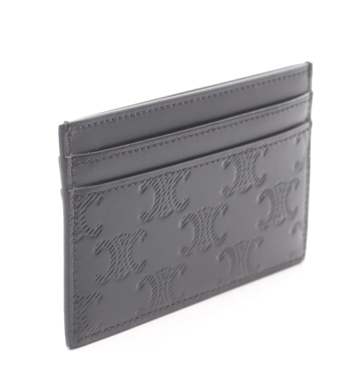 Celine Triomphe Embossed Card Holder