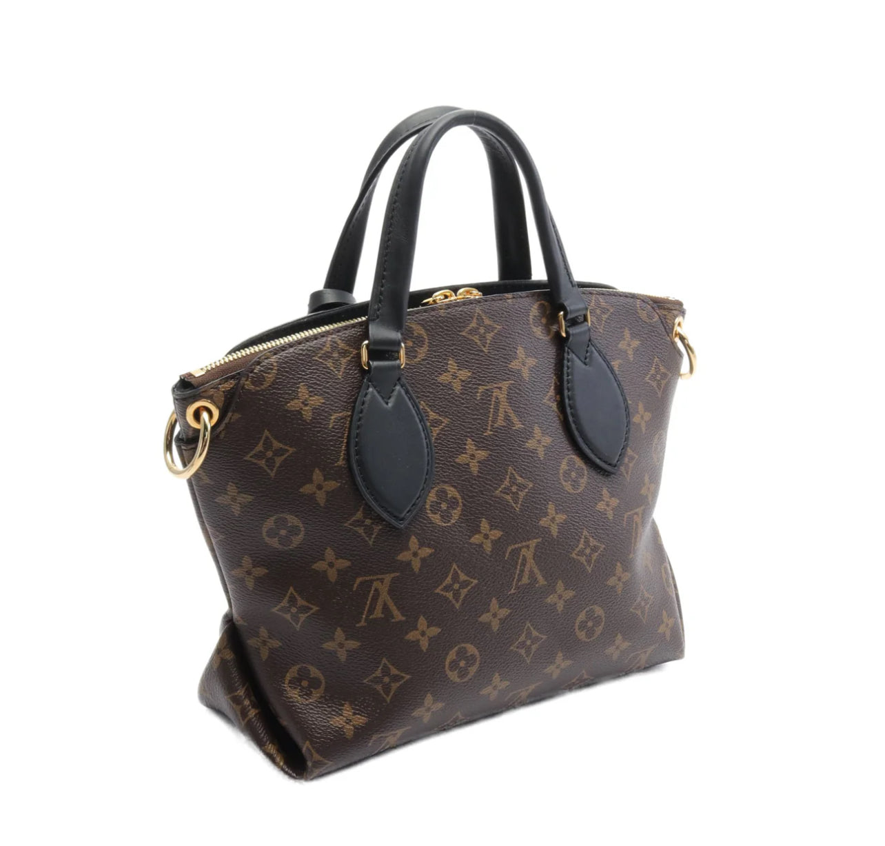 Louis Vuitton Flower Zipped Tote PM Monogram Noir
