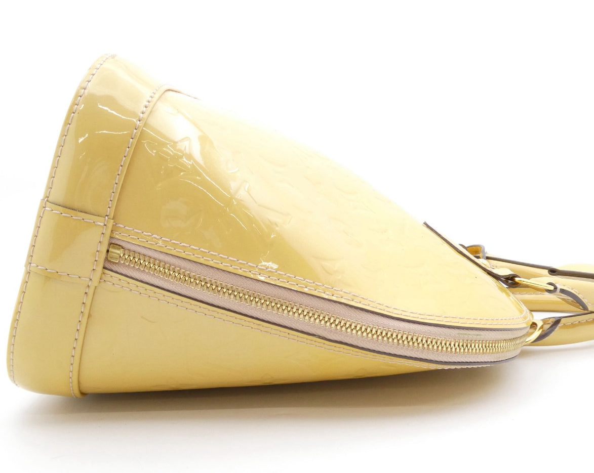 Louis Vuitton Alma PM Yellow Vernis