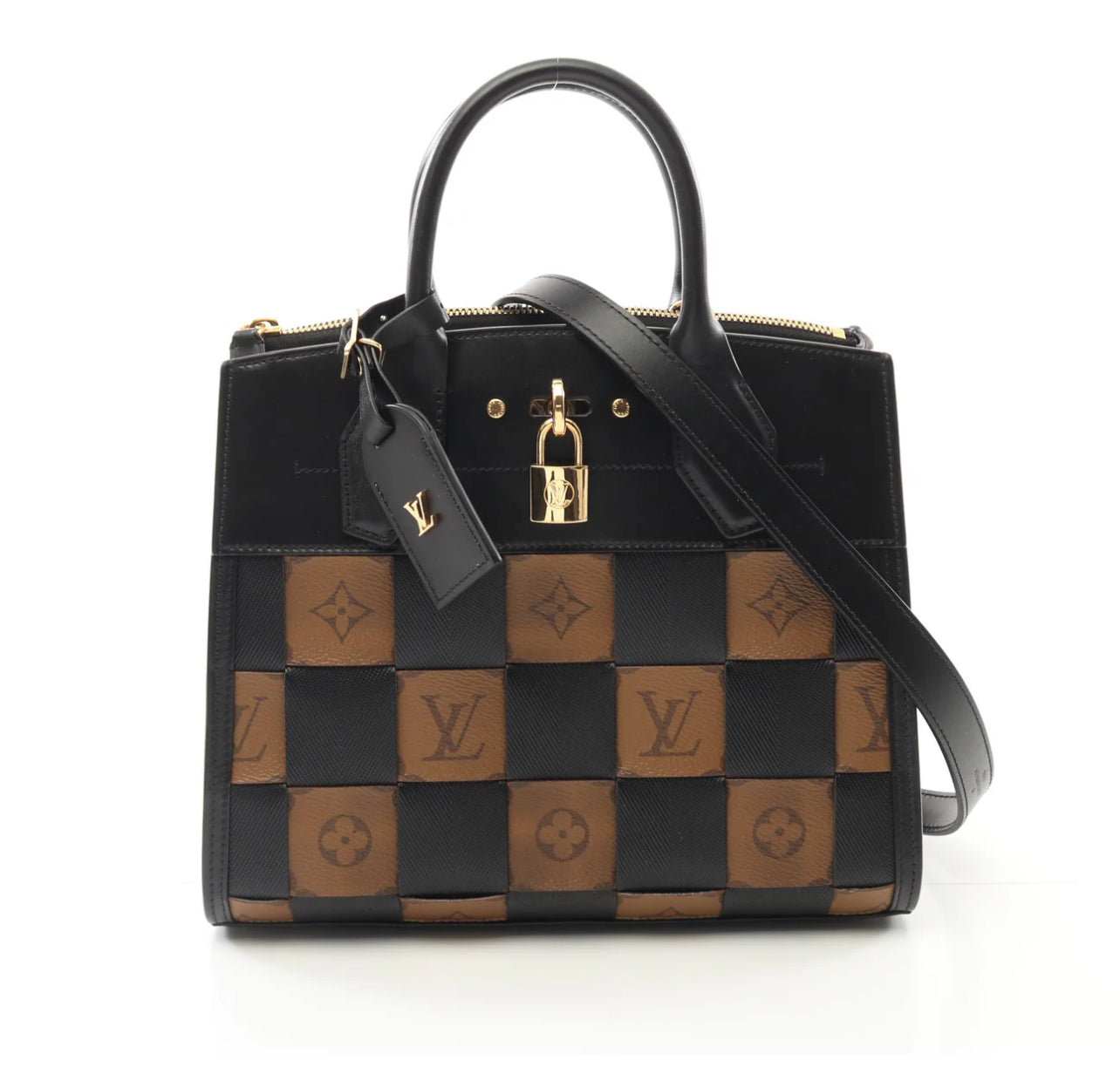 Louis Vuitton Damier Tressage City Steamer PM