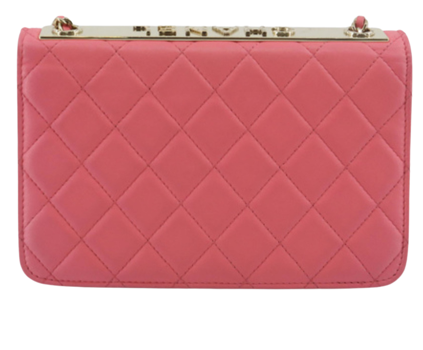 Chanel Trendy CC Wallet On Chain Pink