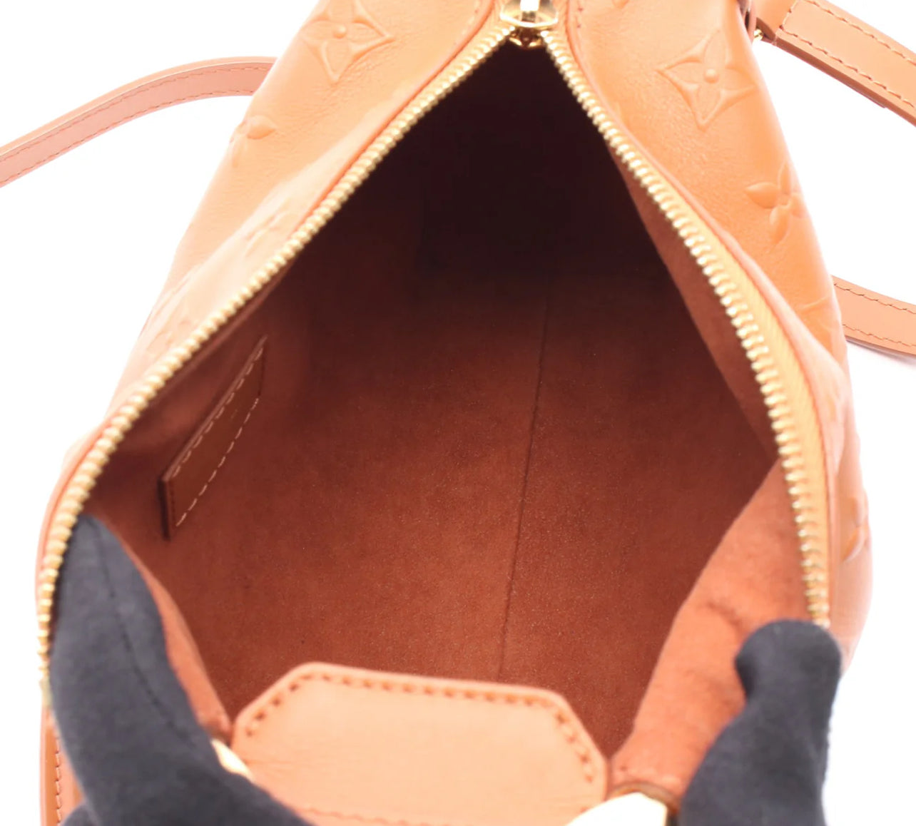 Louis Vuitton Side Trunk Handbag Monogram Leather PM