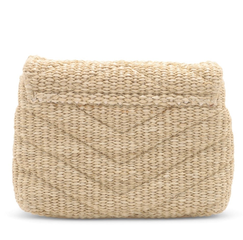 Saint Laurent Raffia Monogram Lou Lou