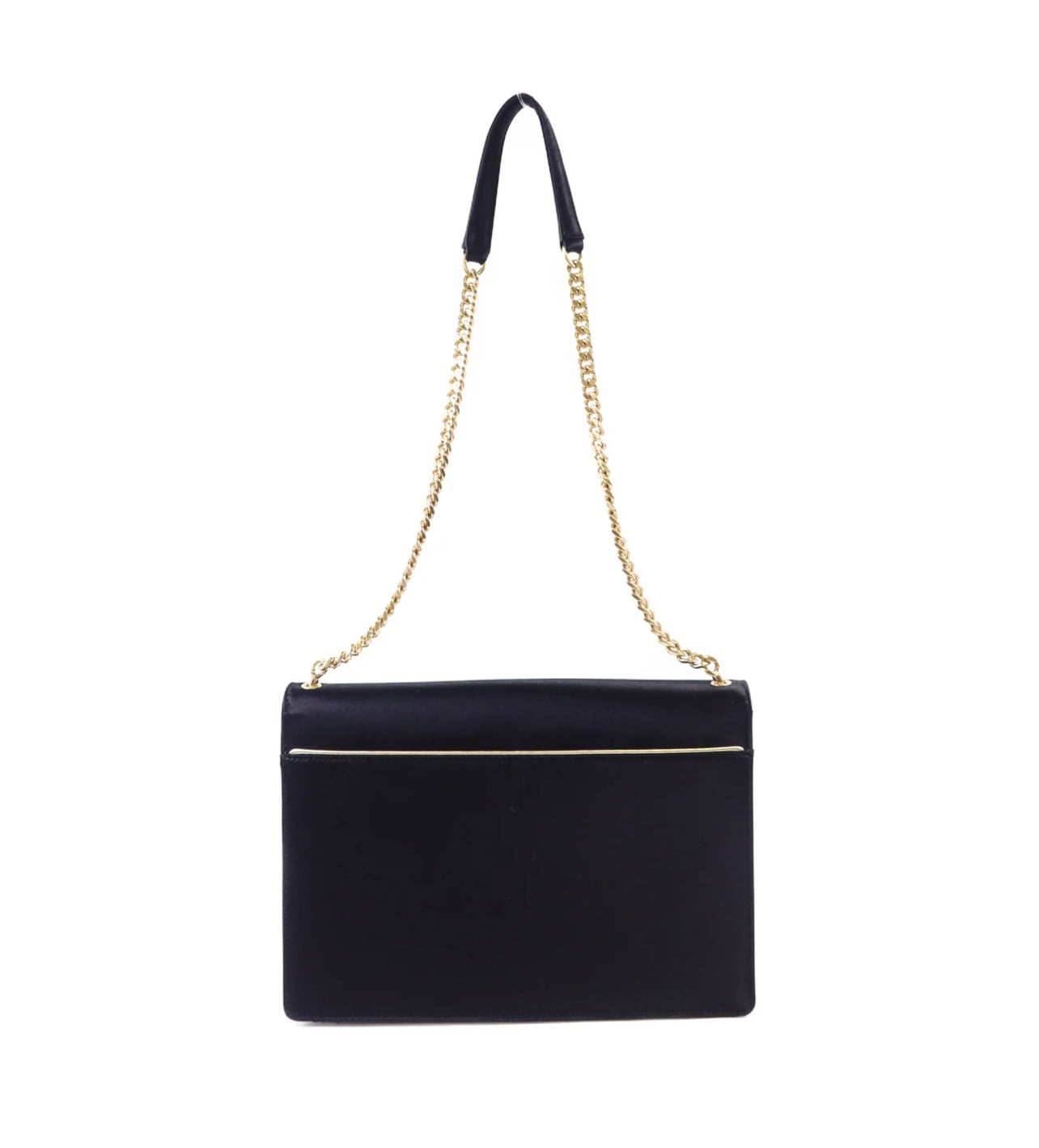 Saint Laurent Gaby Silk/Satin Shoulder Bag