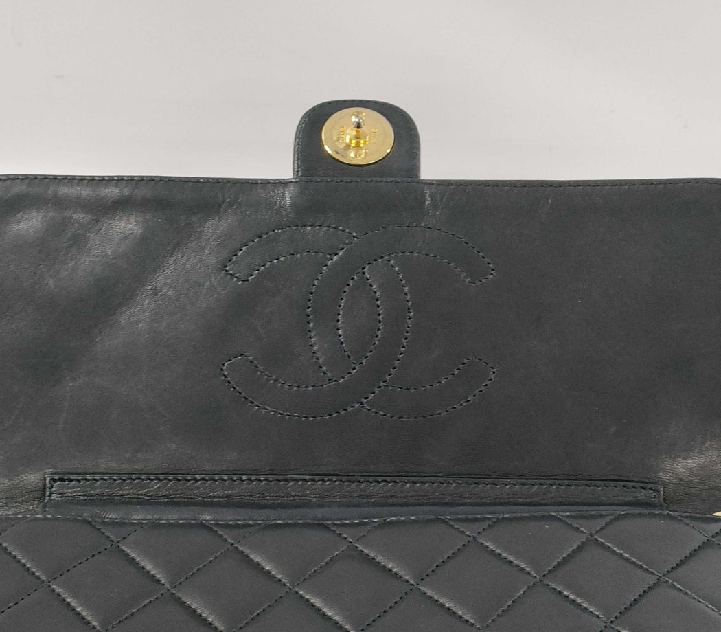 Chanel Lambskin Quilted Square Flap