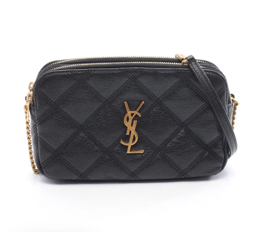 Saint Laurent Becky Double-Zip Crossbody