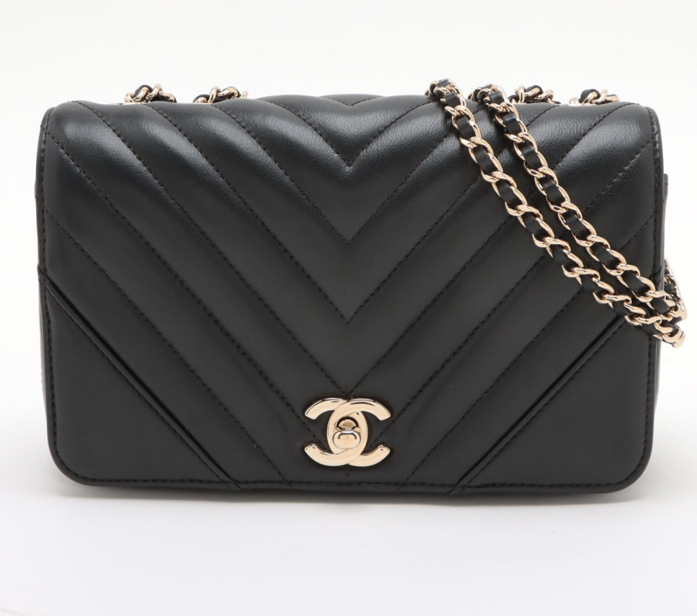 Chanel V-Stitch Single Flap