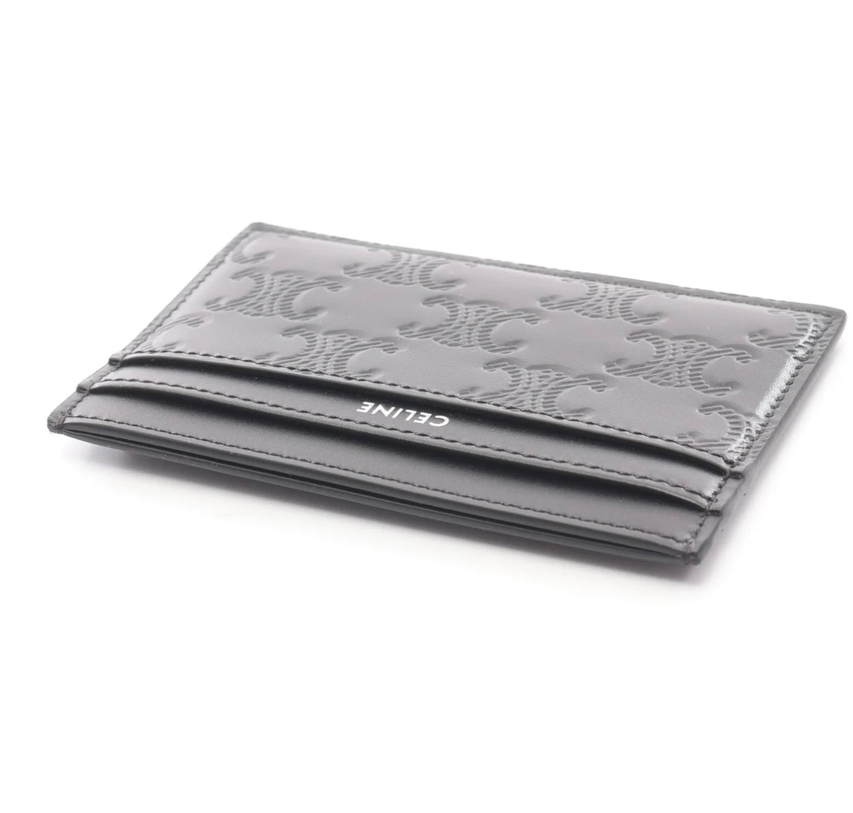 Celine Triomphe Embossed Card Holder