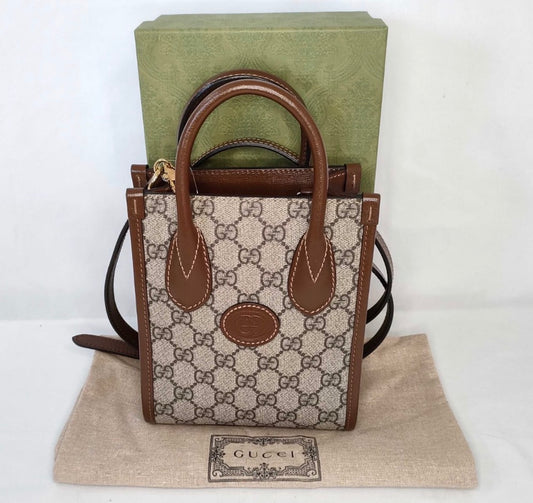 Gucci Interlocking GG Mini Tote