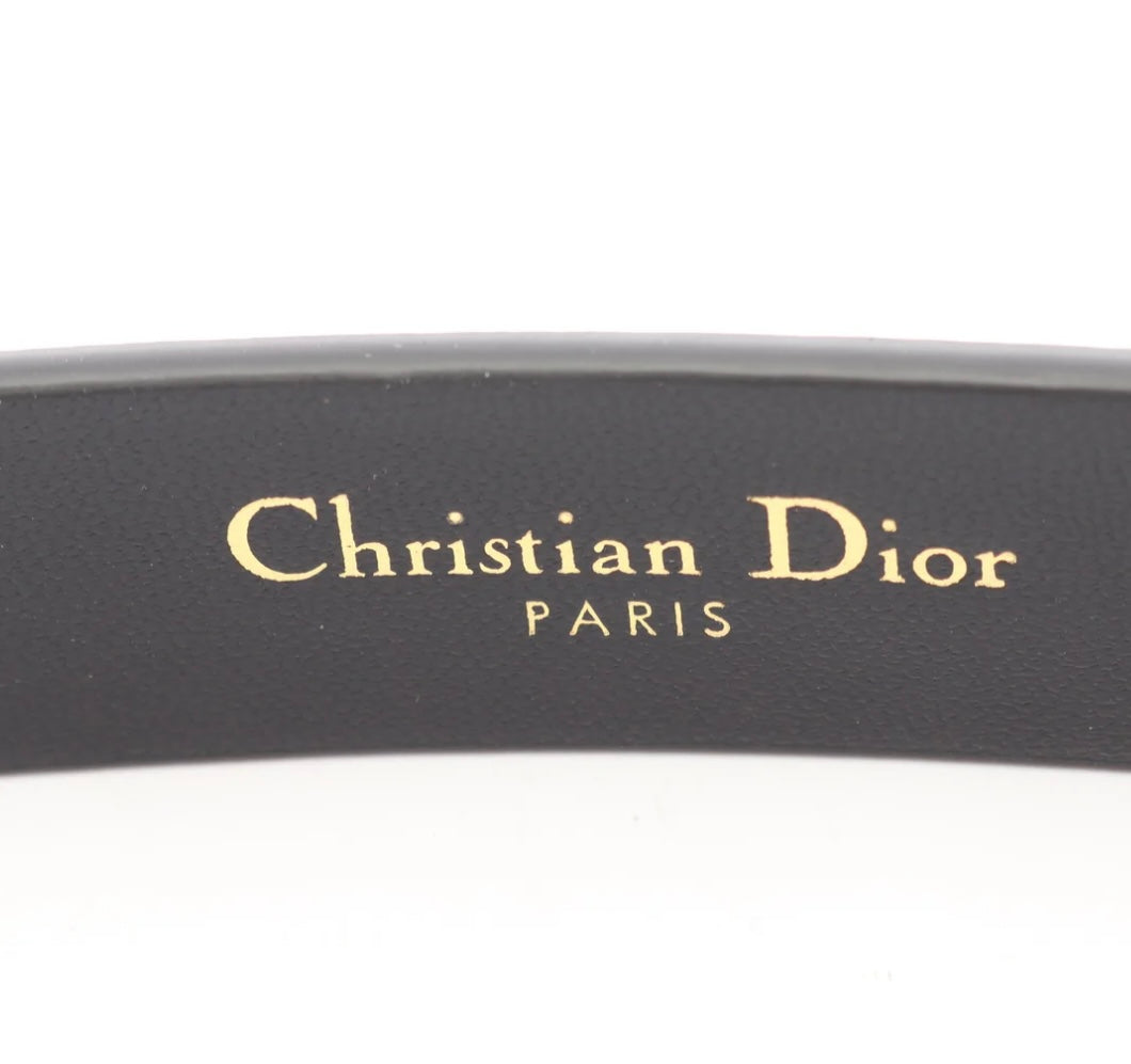 Christian Dior Saddle Belt Size 75