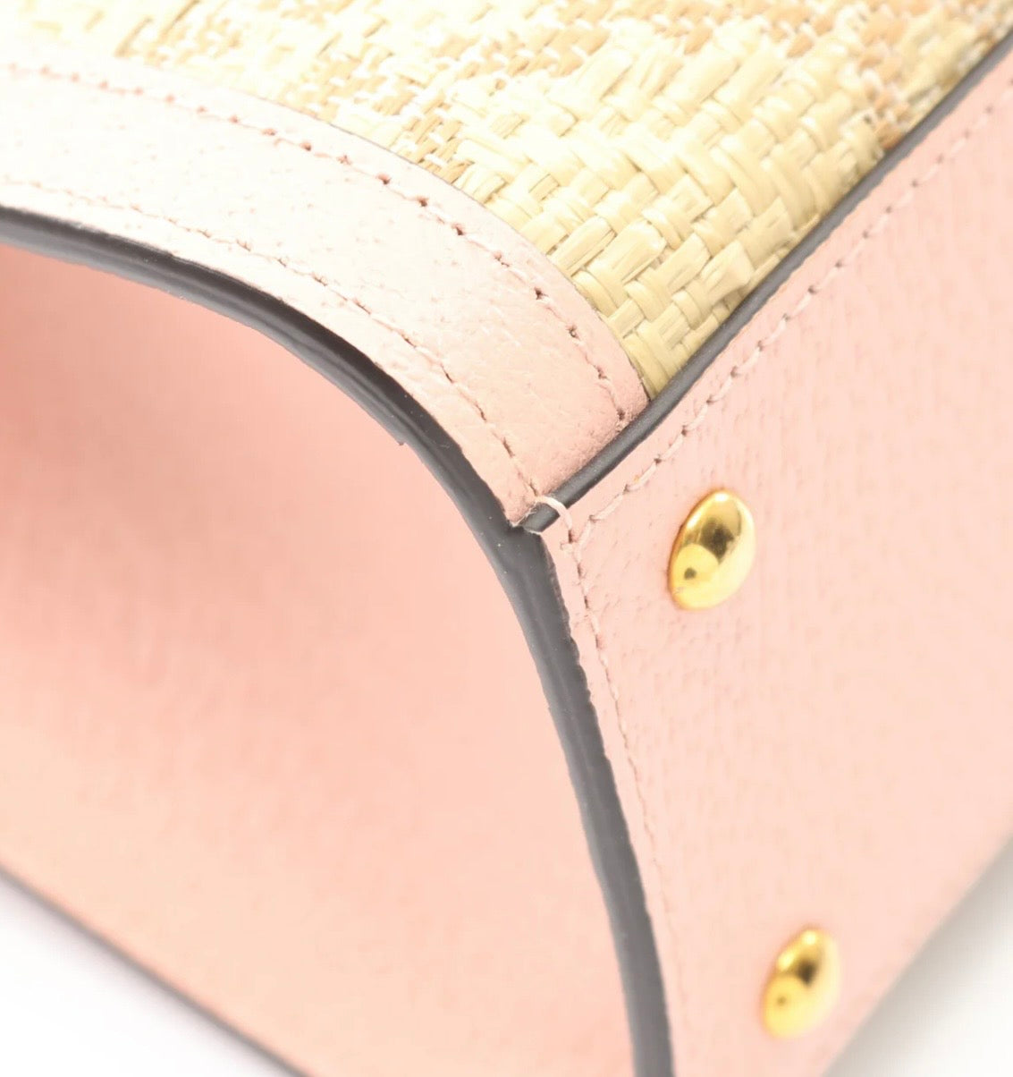 Gucci Diana Raffia tote