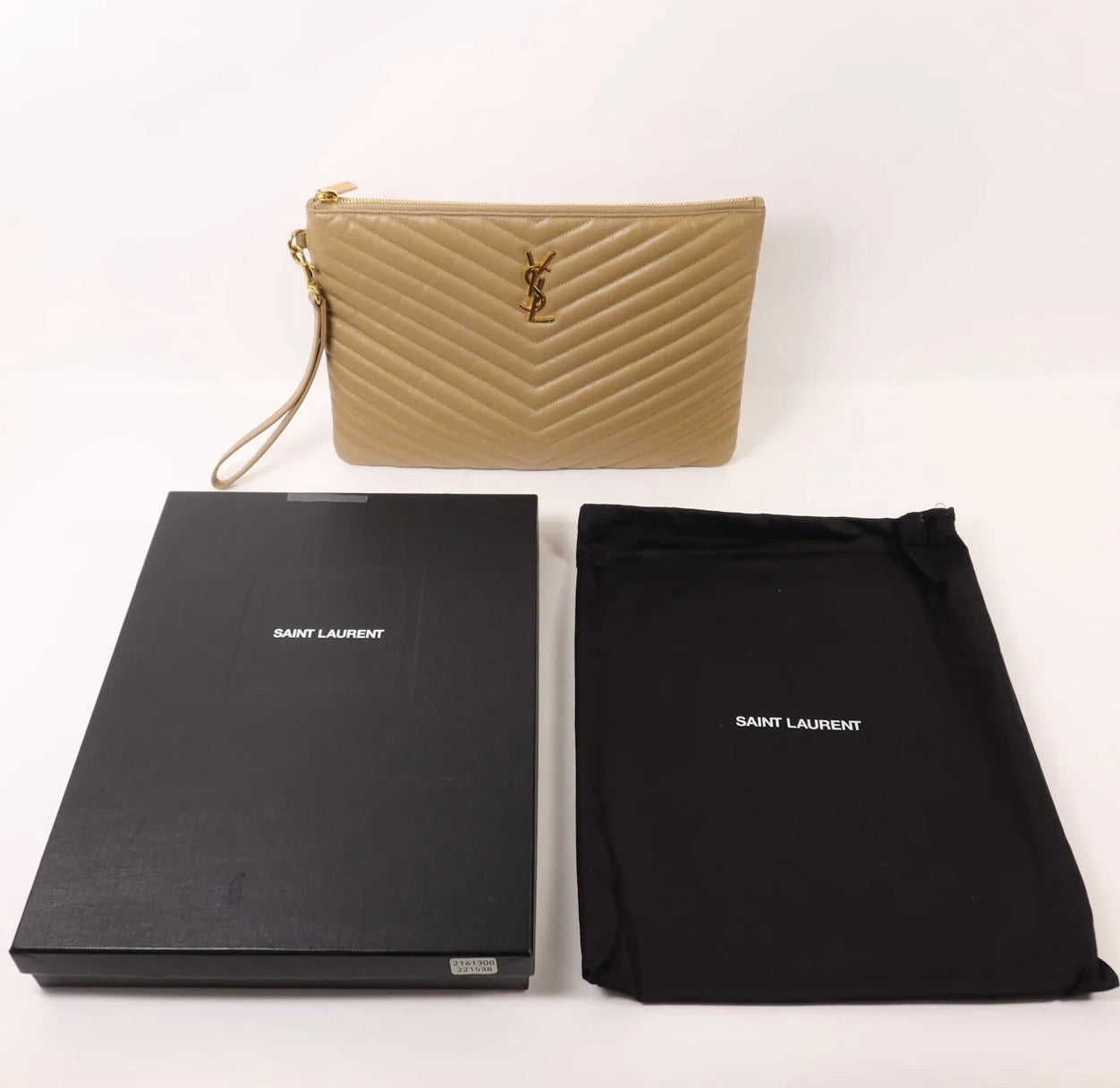 Saint Laurent Cassandre Matelassé Pouch