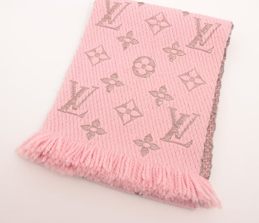 Louis Vuitton LogoMania Scarf Light Pink
