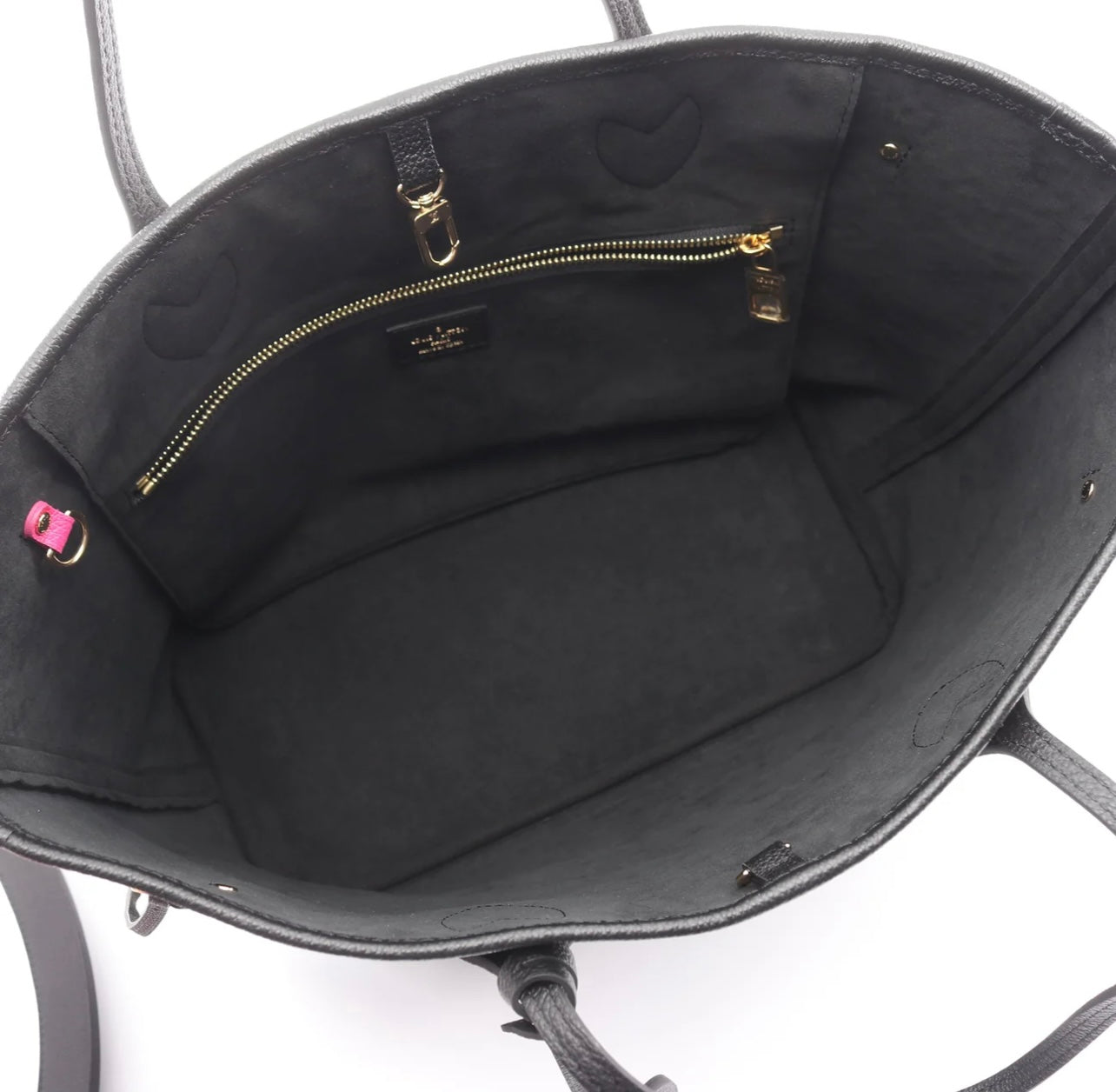 Louis Vuitton Neverfull MM Empriente Leather Black/White/Pink
