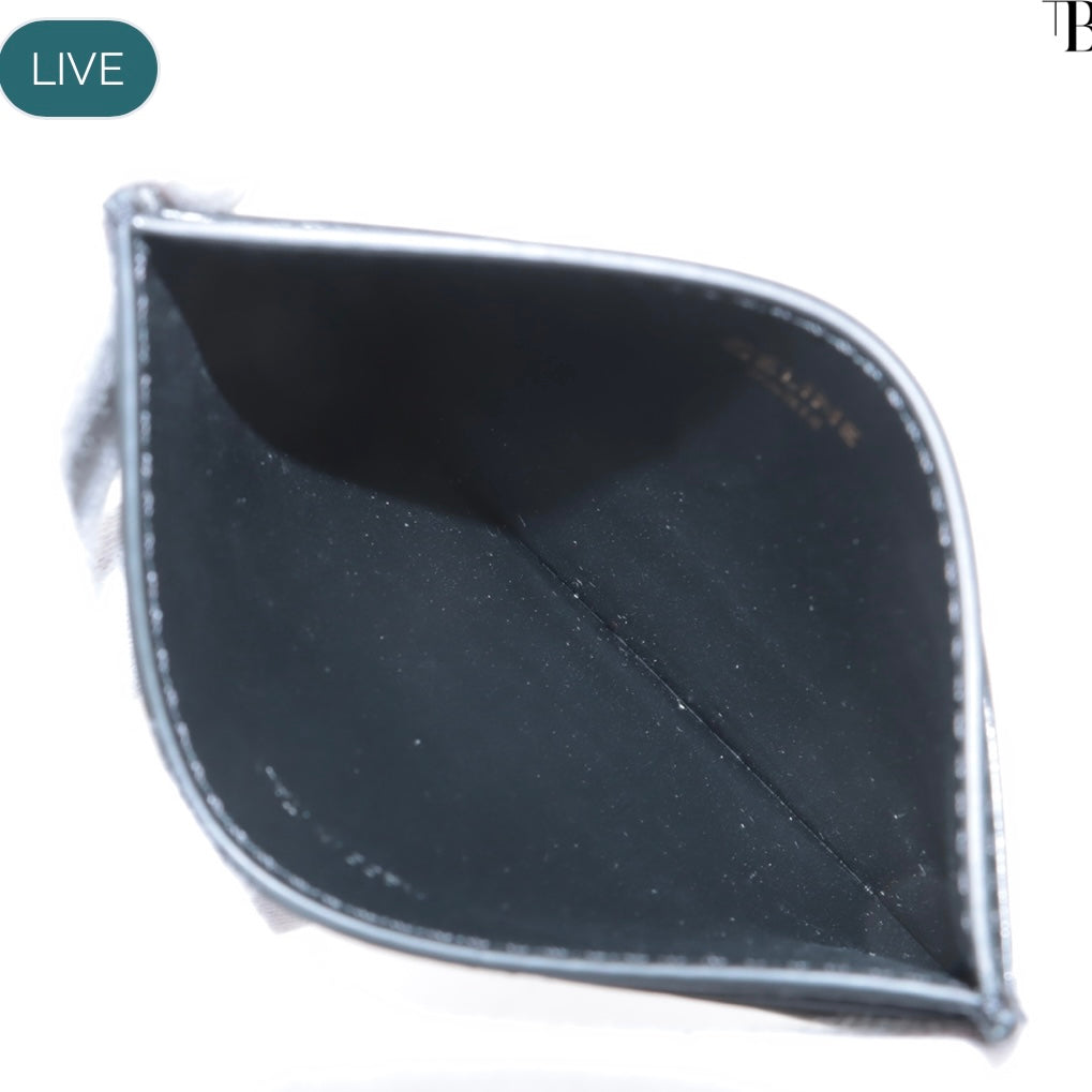 Celine Triomph Card Case Black