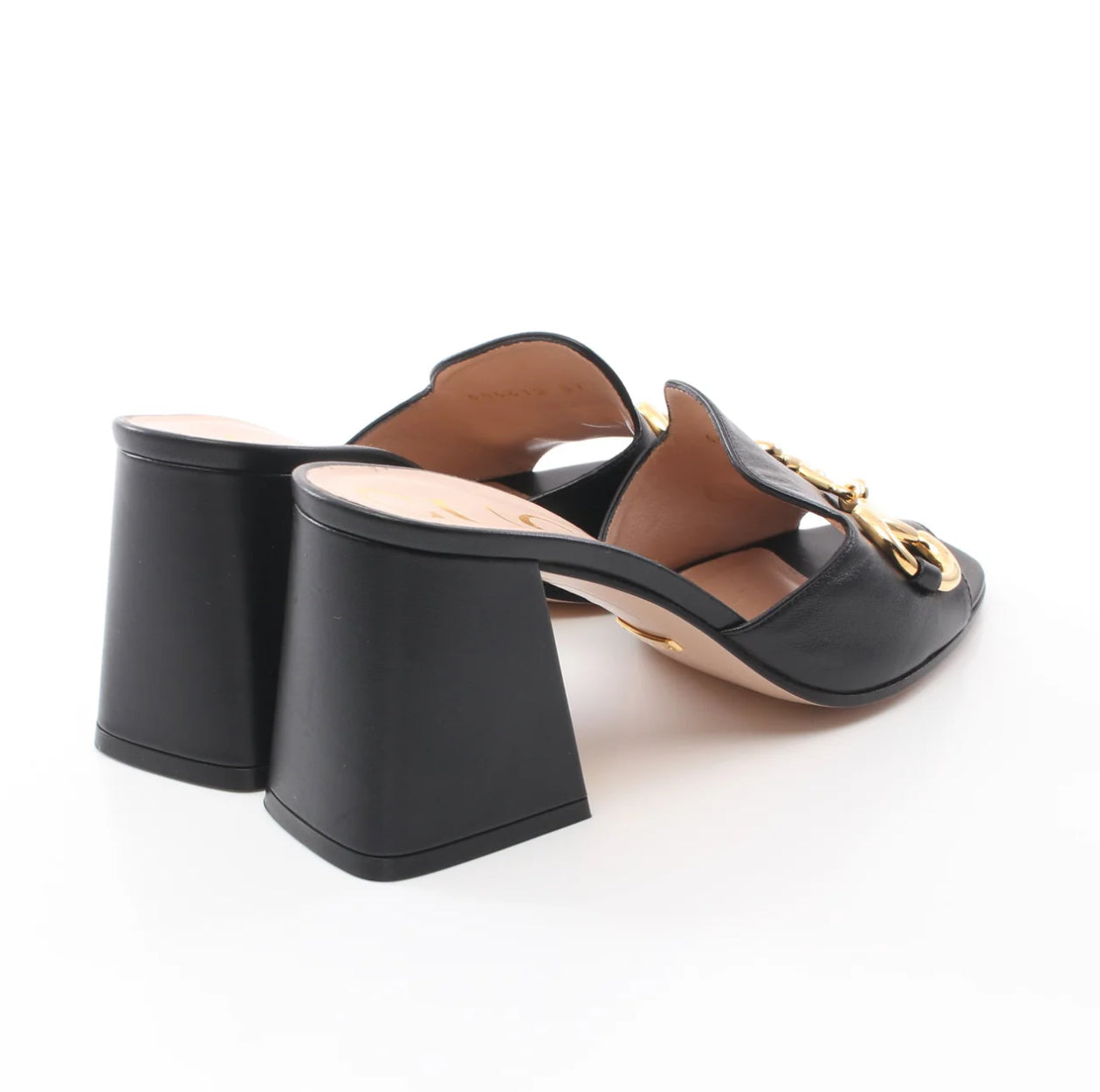 Gucci Horsebit Mule Sandal Black