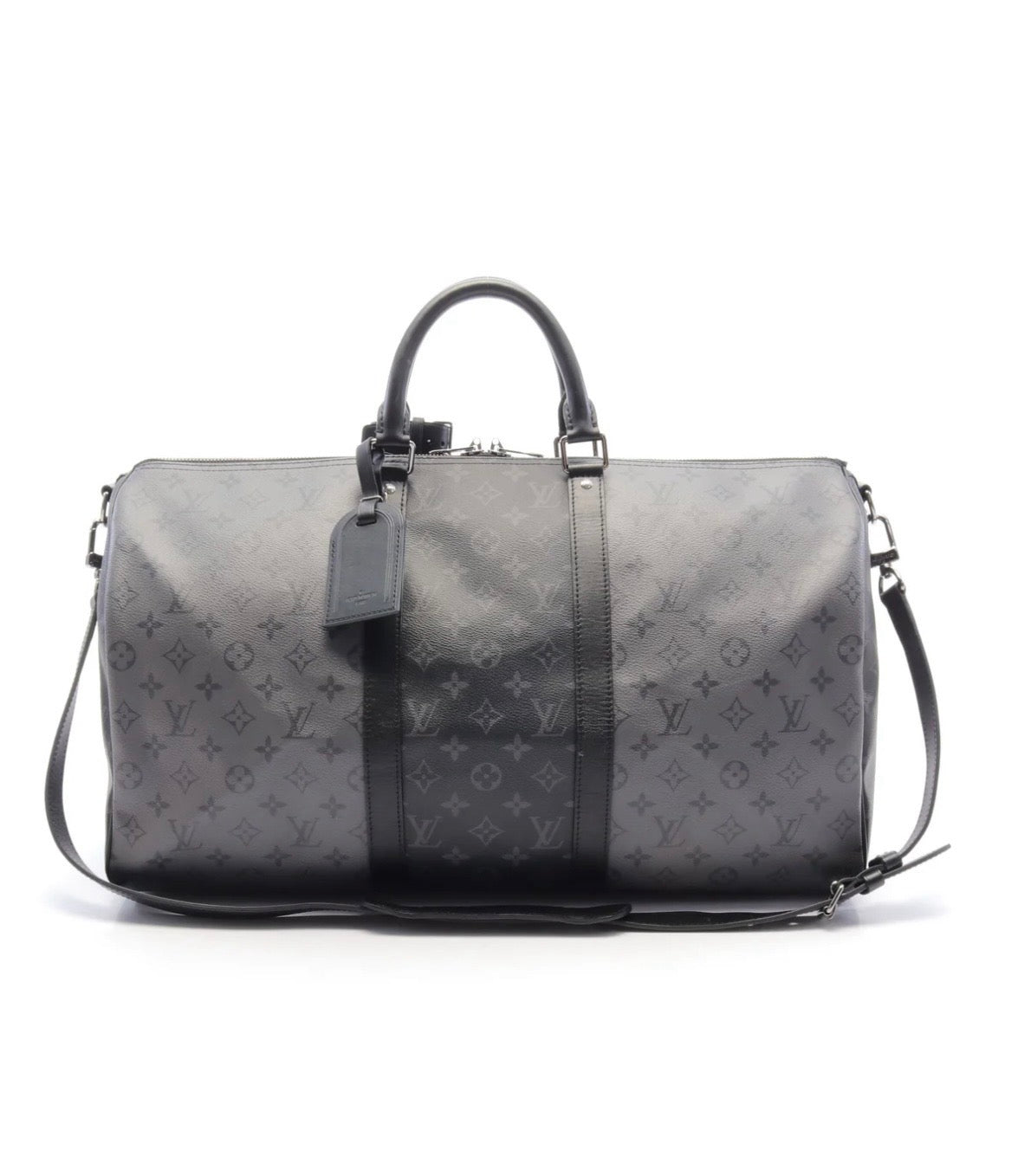 Louis Vuitton Monogram Eclipse Reverse Keepall Bandouliere 50
