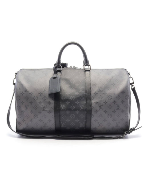 Louis Vuitton Monogram Eclipse Reverse Keepall Bandouliere 50