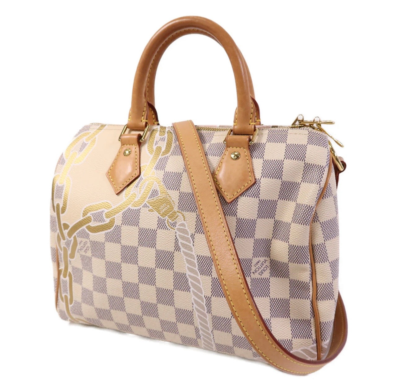 Louis Vuitton Damier Azur Nautical Speedy Bandouliere 25