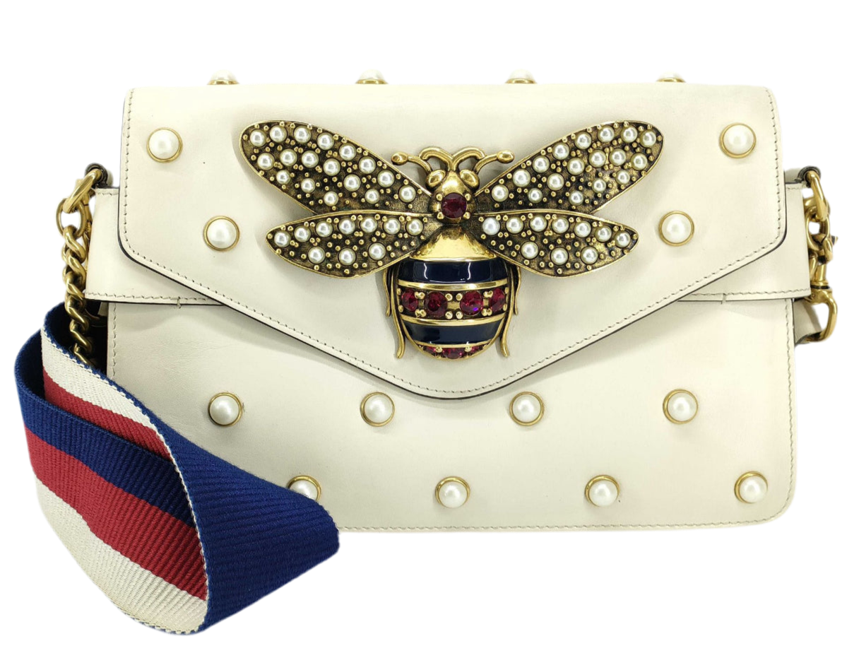 Gucci Queen Margret White Pearl Broadway