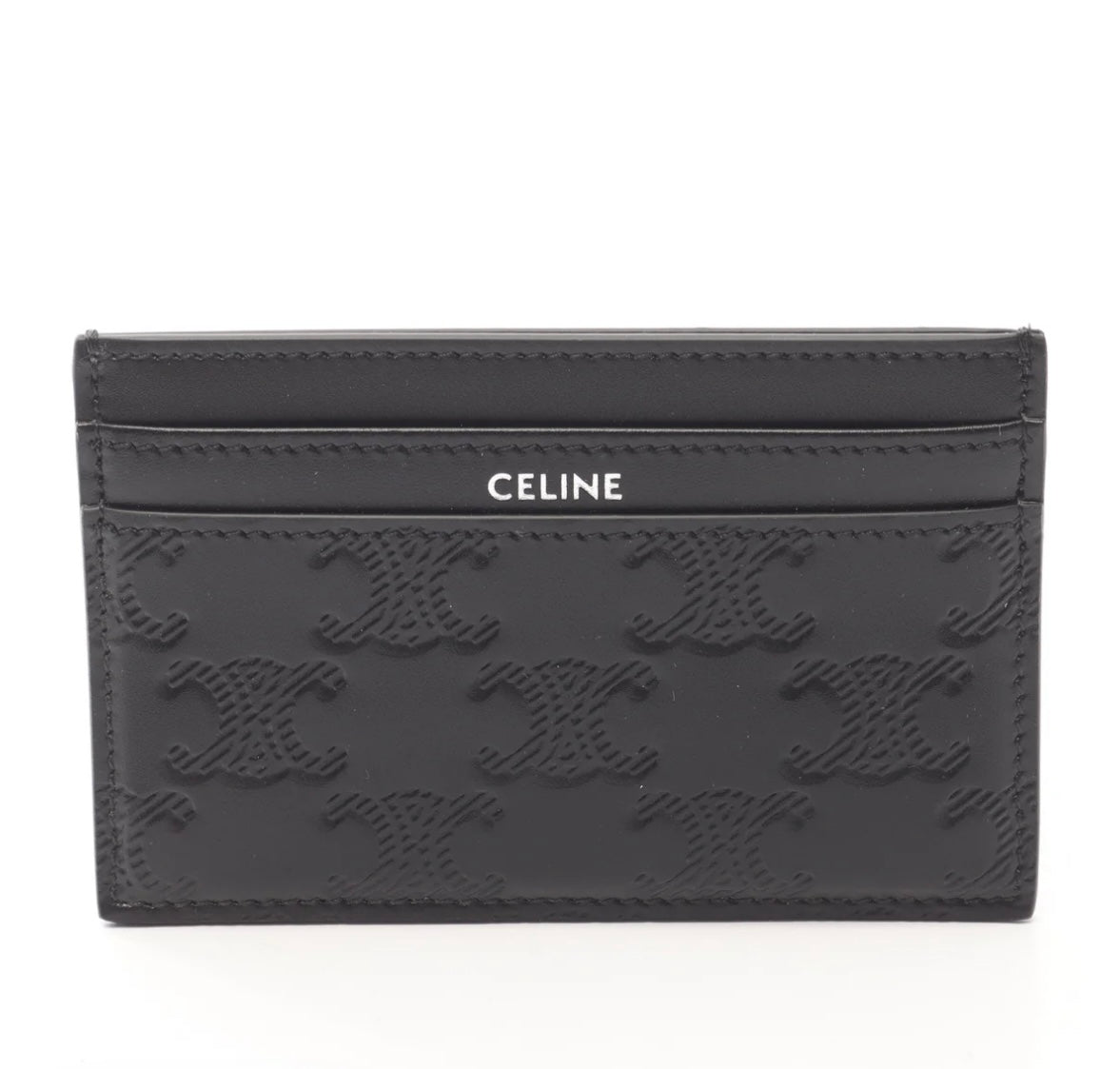 Celine Triomphe Embossed Card Holder