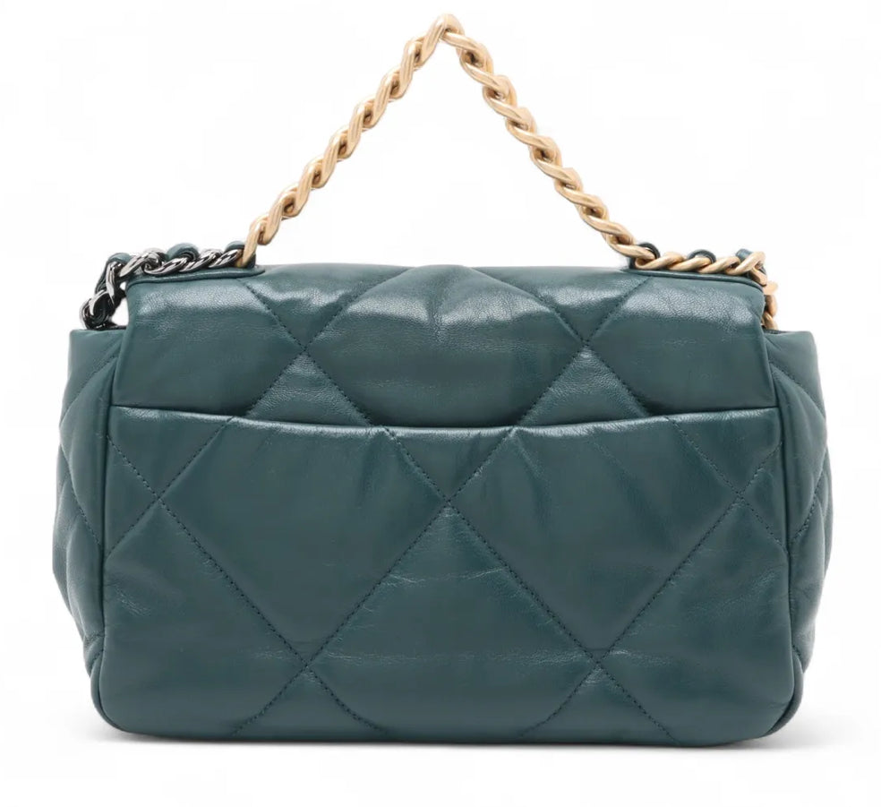 Chanel 19 Medium Flap Dark Green