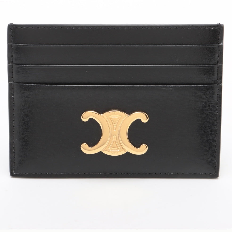 Celine Triomph Card Case Black