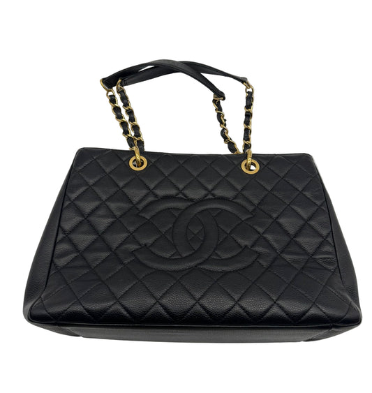 Chanel Grand Shopping Tote Black/Gold