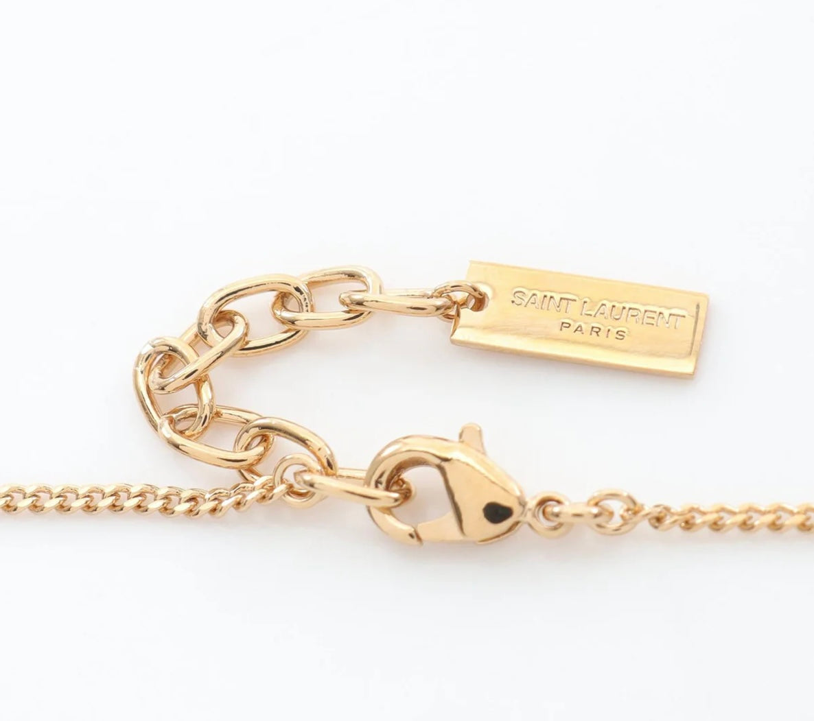 Saint Laurent Cassandre Necklace Gold