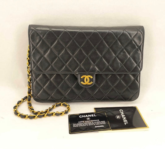 Chanel Quilted Lambskin Classic Single Flap Bag