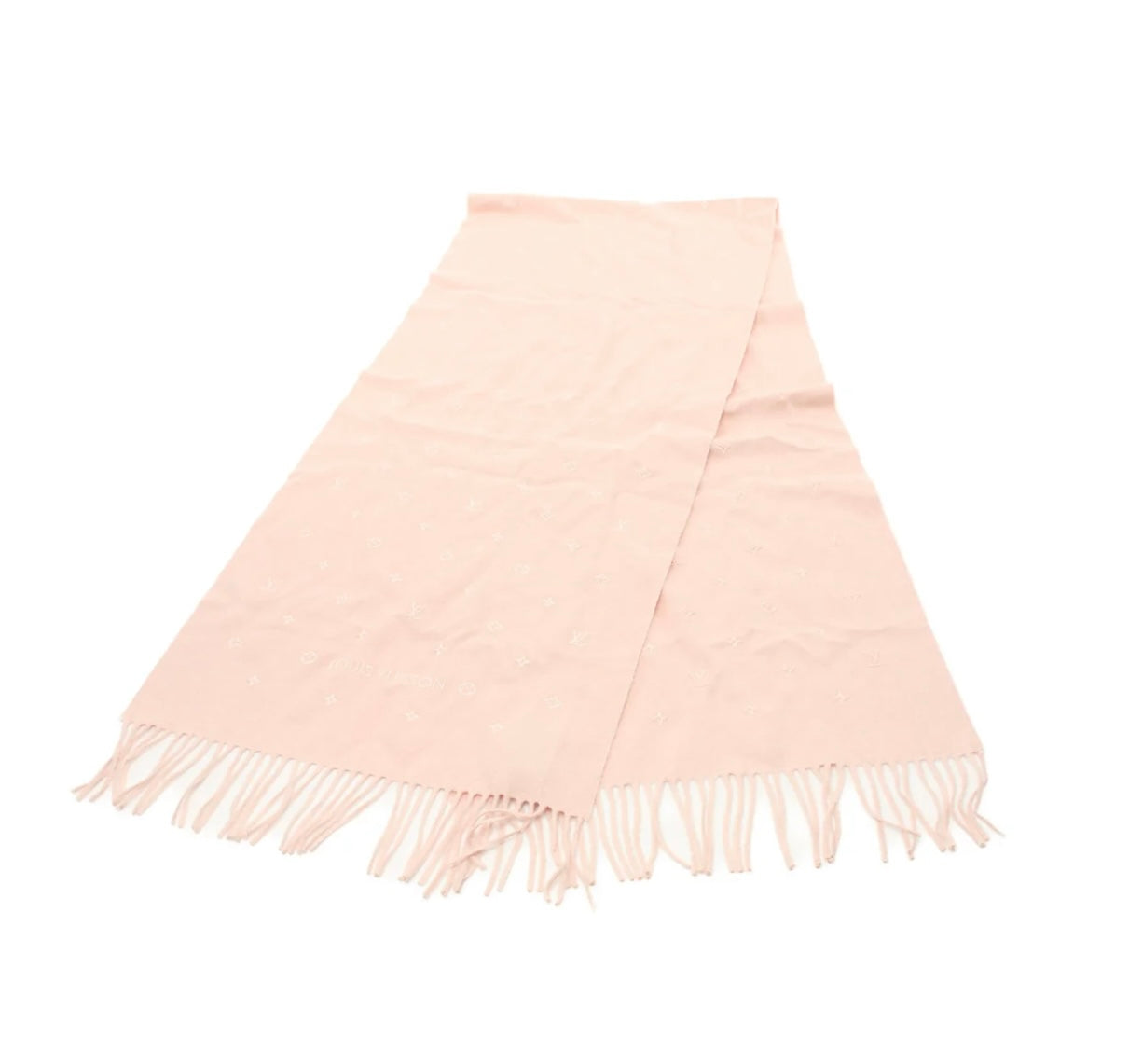 Louis Vuitton Escharpe Lv Stella Rose Poodle Scarf Silk Cashmere