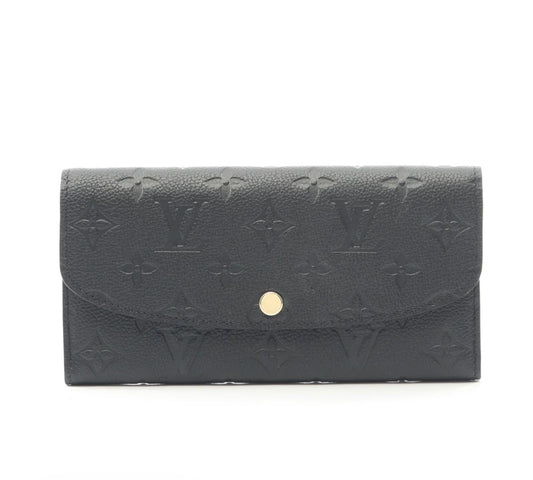 Louis Vuitton Emilie Black Monogram Empreinte Wallet
