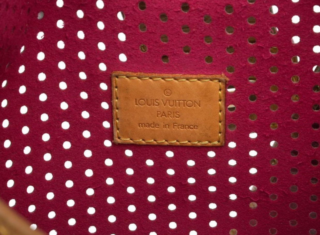 Louis Vuitton Limited Edition Fuchsia Monogram Perforated Musette