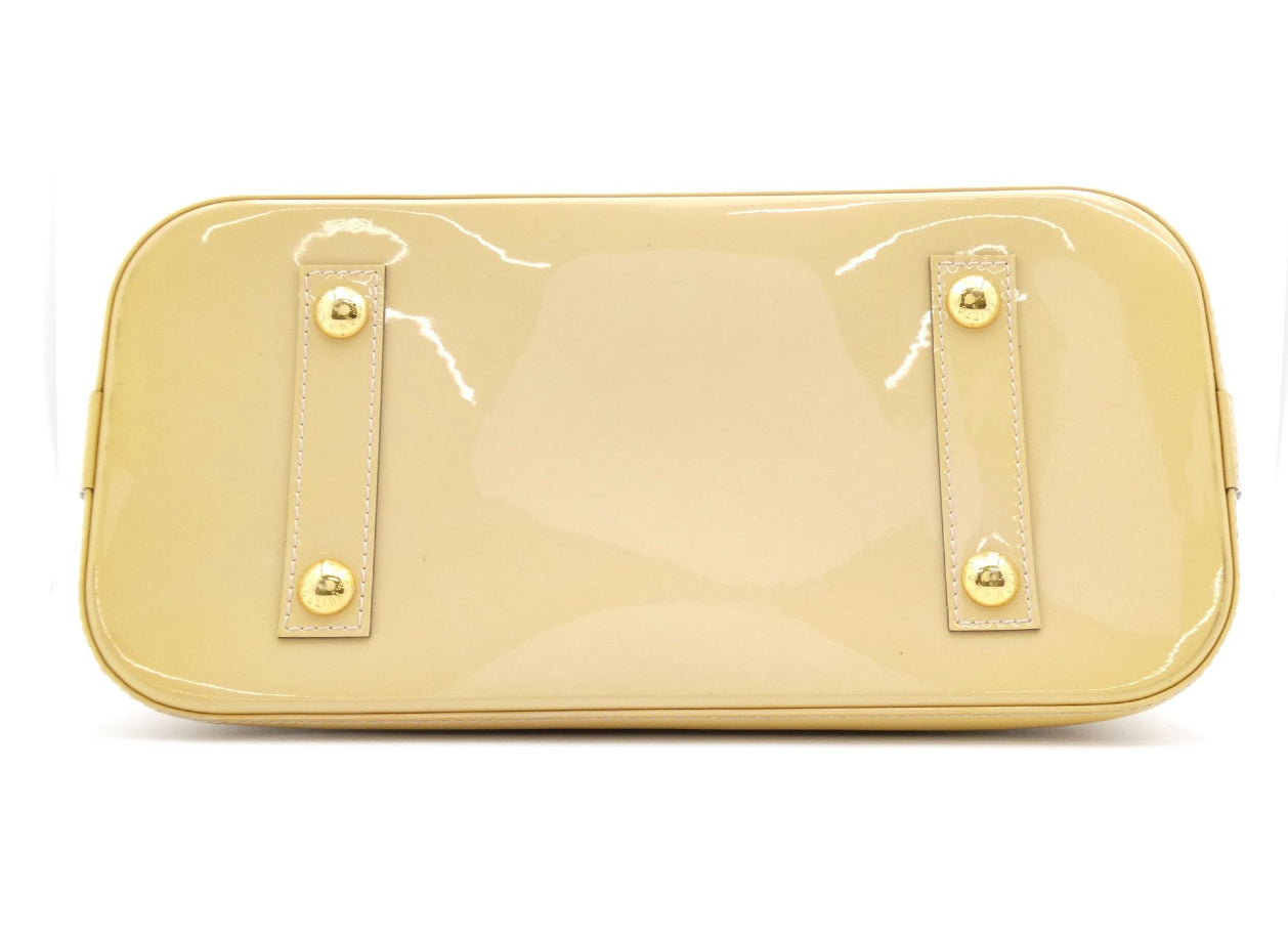 Louis Vuitton Alma PM Yellow Vernis