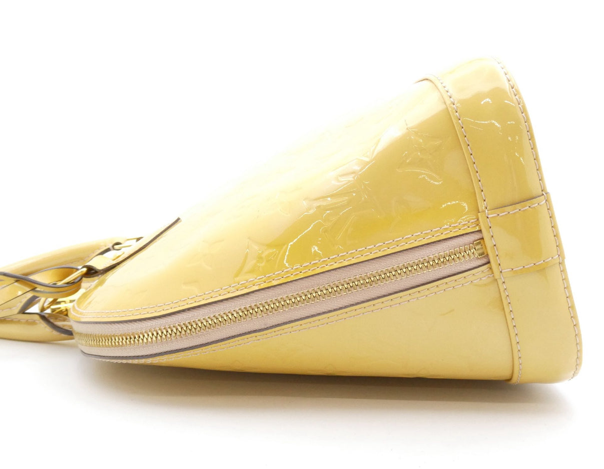 Louis Vuitton Alma PM Yellow Vernis