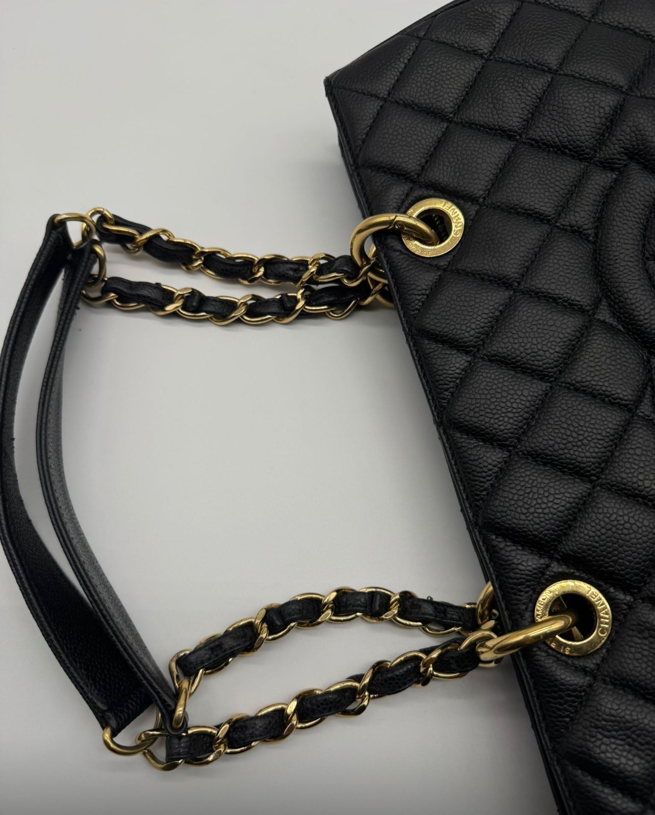 Chanel Grand Shopping Tote Black/Gold
